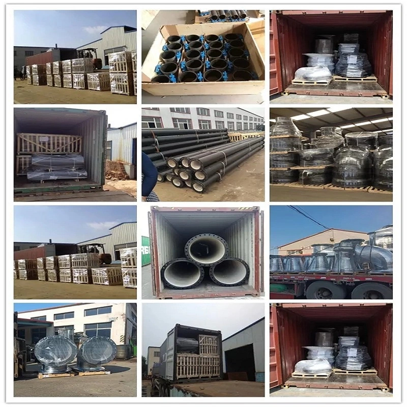 ISO 2531 En 545 En598 Awwa C110 Ductile Iron Flanged Pipe Fittings for Water Pipeline