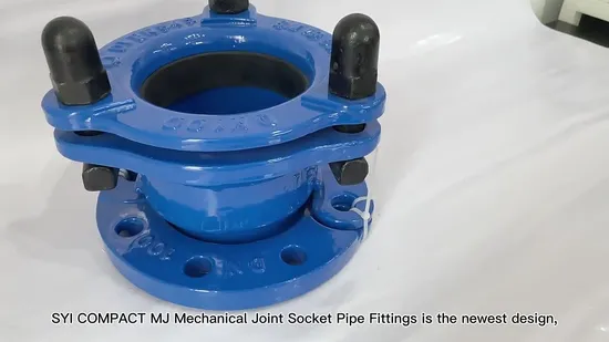 ISO2531 En545 En598 Ductile Iron Mj Mechanical Joint Socket Joint Pipe Fittings