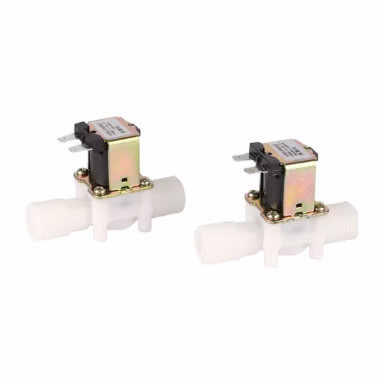 Válvula Solenoide eléctrica de rosca macho de 1/2 "y 3/4", válvulas de interruptor de aire y agua con Control magnético de 12V y 220V